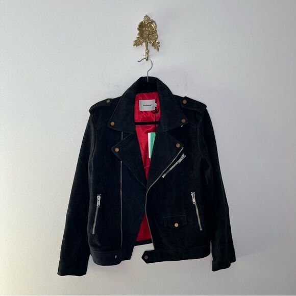 Deadwood River Suede Motorcycle Jacket 42 - Picture 2 of 8